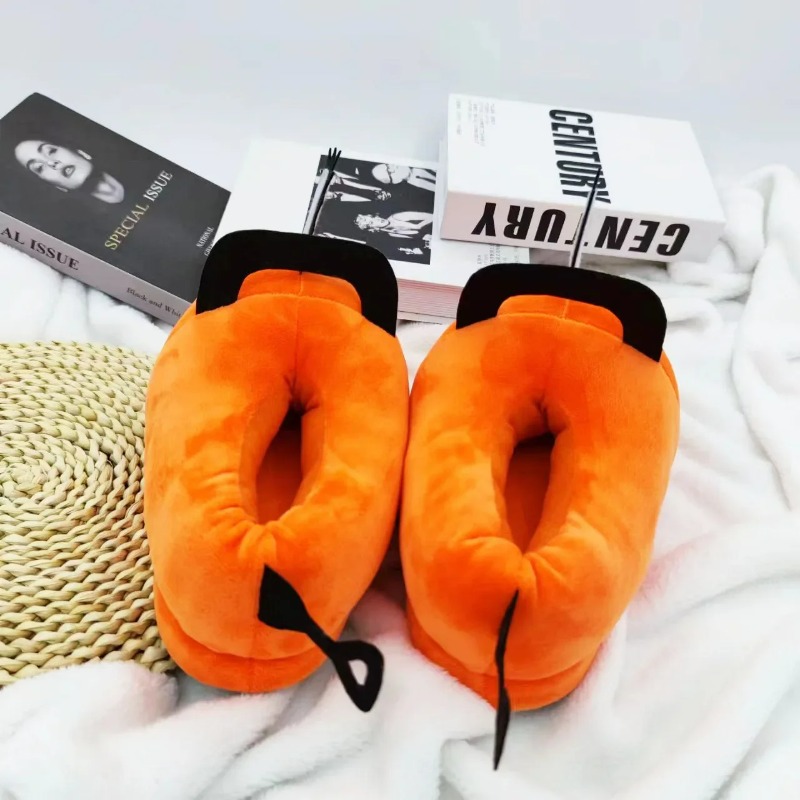 Women Shoes Size To Men - Anime tronçonneuse homme Pochita maison pantoufle