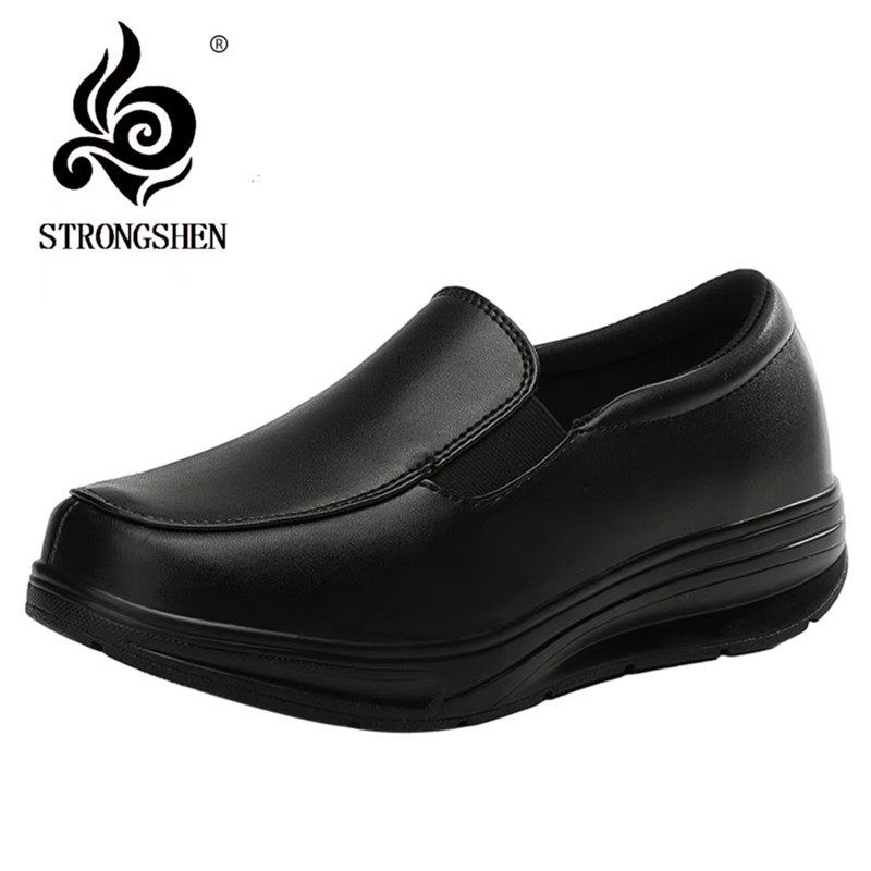 Women'S Shoes For Neuropathy - STleargSHEN-Chaussures à plateforme coordonnantes pour femmes,