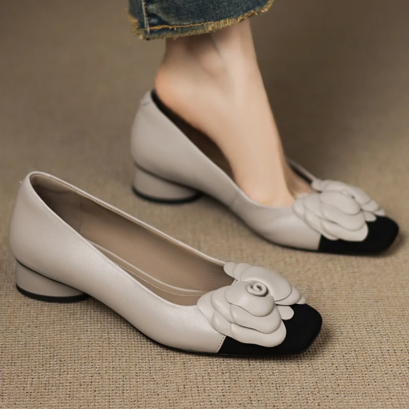 Women Shoes Size - Escarpins à enfiler en peau de