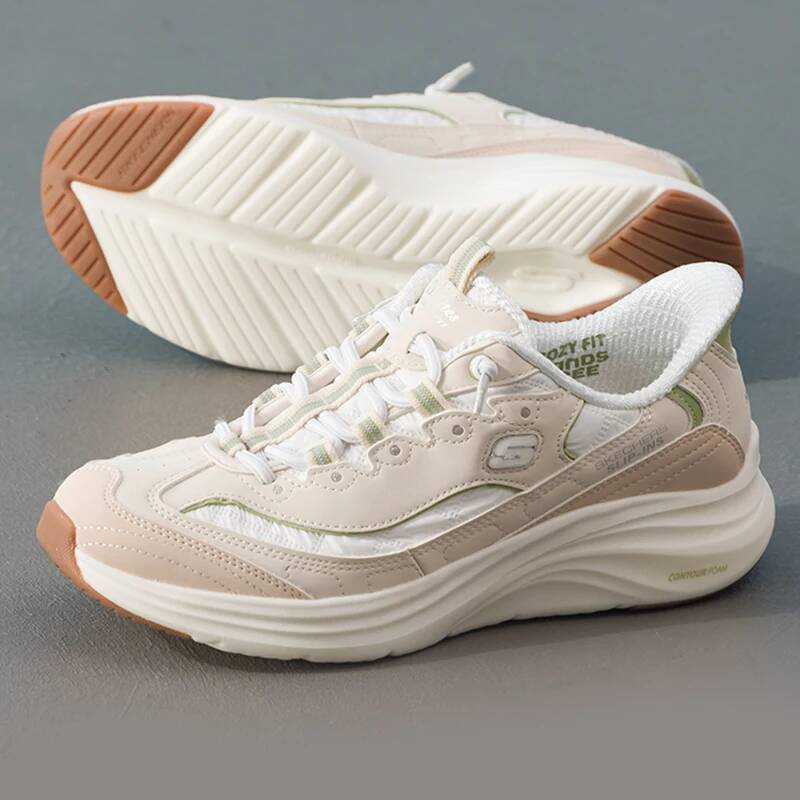 Women Shoes Hong Kong - Skechers Femme Slip‑Ins Baskets Décontractées 150412‑NTGR