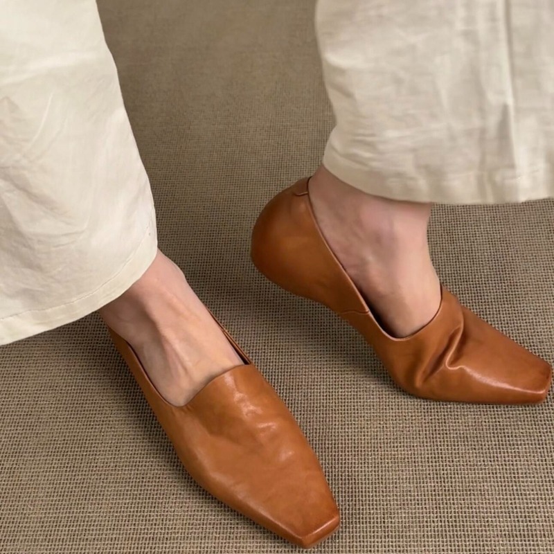Women Shoes Size - Mocassins plats rétro pour femmes, style