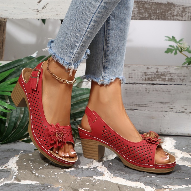 Sandales à talons épais pour f - Women Shoes Model avis et prix
