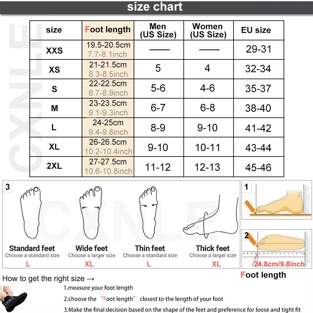 Chaussettes de plongée en néop - Women'S Shoes For Neuropathy avis et prix