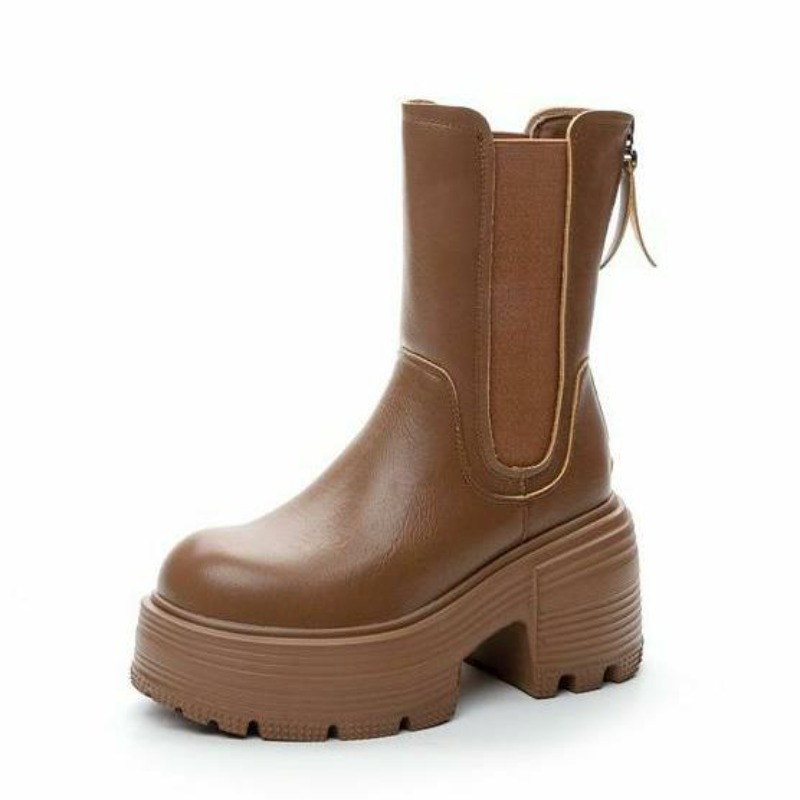 Bottines Chelsea de moto en cu - Women'S Shoes High Arch Support avis et prix