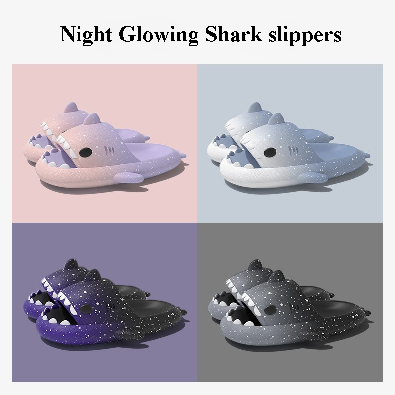 Pantoufles de requin de dessin - Women Shoes Size To Men avis et prix