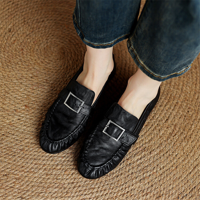 Escarpins en cuir véritable po - Women Shoes Size avis et prix