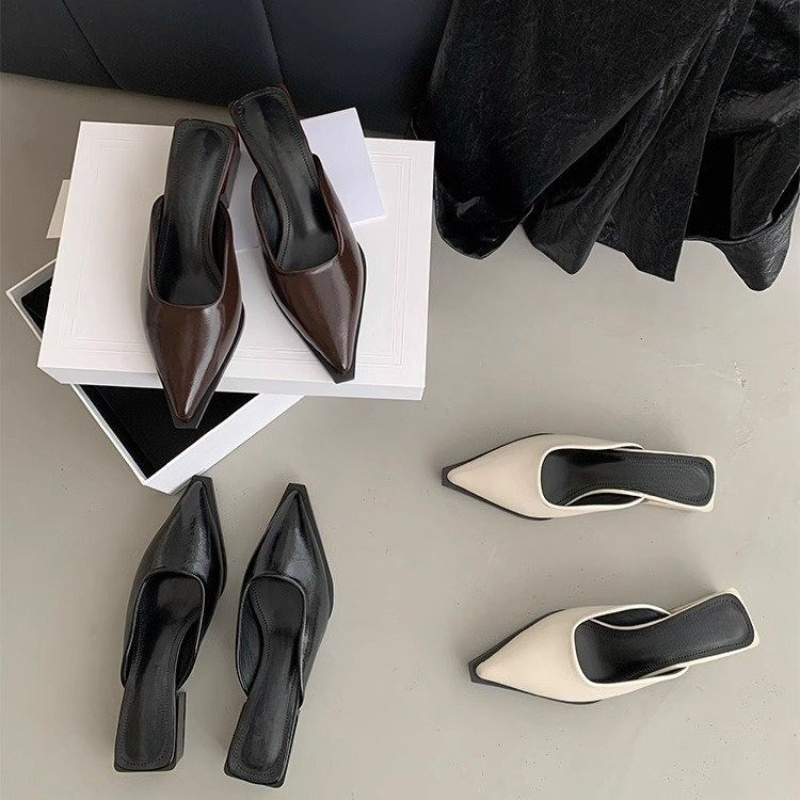 Pantoufles à talons mi-hauts,  - Women Shoes Loafers avis et prix