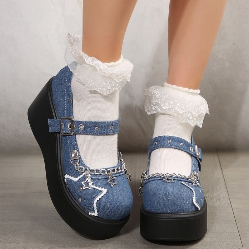 Chaussures à plateforme en mét - Women'S Shoes Back To School avis et prix