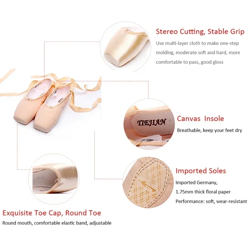 TIEJIAN – chaussons de ballet  - Women'S Xc Shoes avis et prix