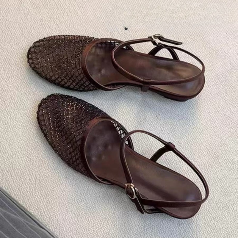 Sandales romaines à talon comp - Women Shoes Model avis et prix